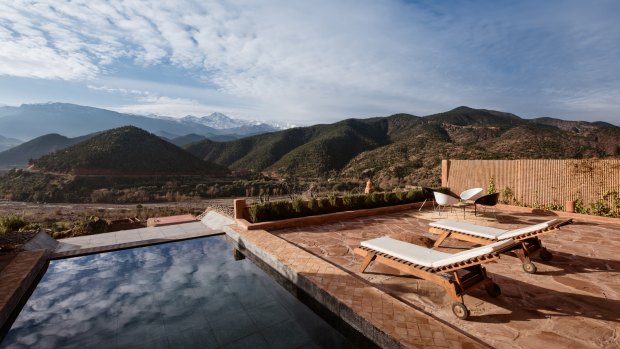 Kasbah Bab Ourika elevates the architectural format of the Berber kasbah into a stylish but understated haven of good living.