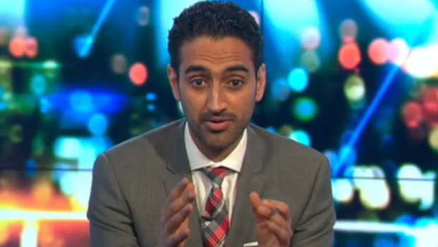 Waleed Aly delivers his editorial, which went viral.