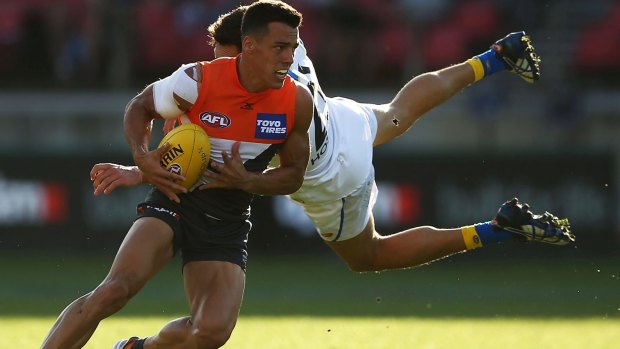 Committed: Dylan Shiel is desperate to win a premiership with GWS.