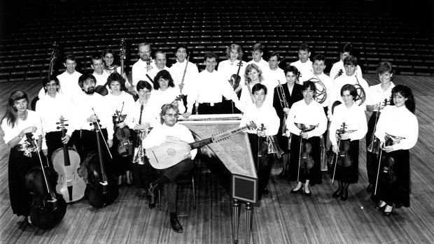 The Brandenburg Orchestra before their first concert.