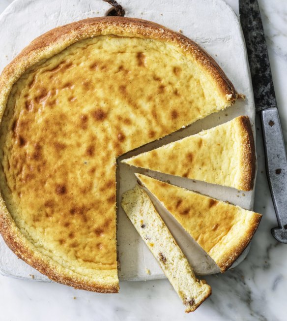 Andrew McConnell loves this ricotta cheesecake.