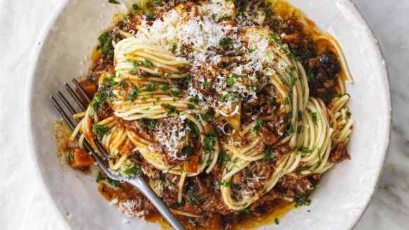 Most bolognese sauces would benefit from more cooking time, especially at the beginning.