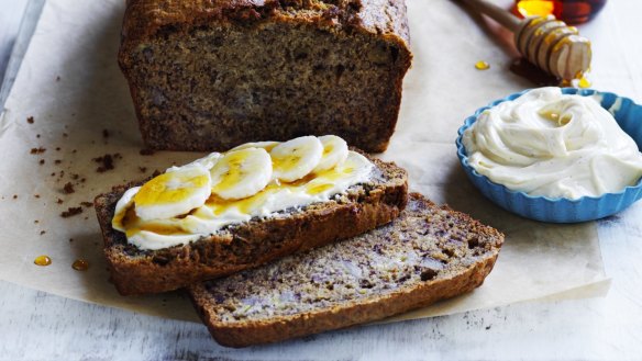 Susie Burrell's whole banana bread (see recipe below).