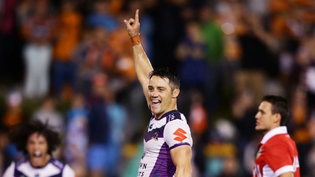 Cool customer: Melbourne Storm's Cooper Cronk is an expert at pulling off the big plays in tight games.