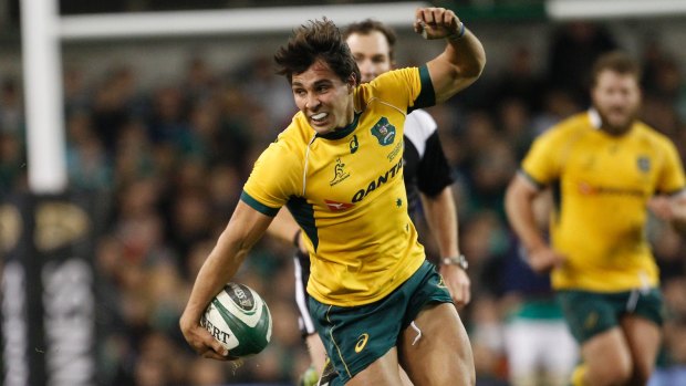 Wallabies halfback Nick Phipps is working hard on his core skills.