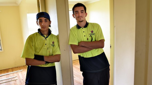 Zaia Yelda and James Cipollino, both 16, can see a future for themselves now that they have a job. 