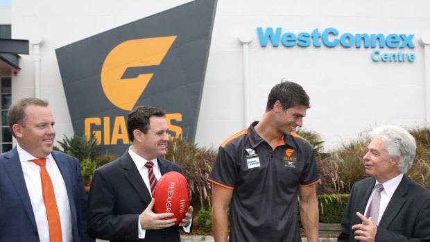 WestConnex was announced as a foundation community partner of the Giants.