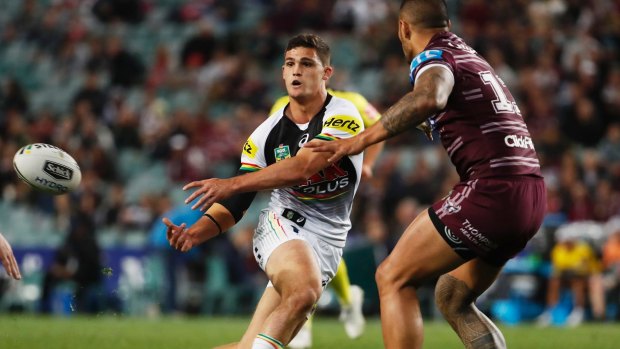 Big battle: Nathan Cleary is primed for the game against Brisbane at Suncorp Stadium.