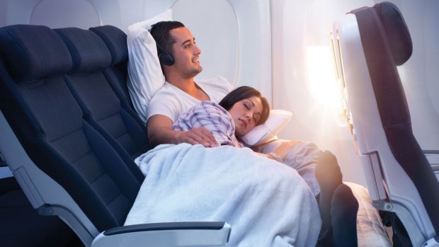 Air New Zealand's Skycouch.