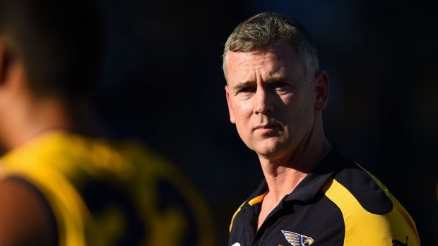 Adam Simpson: "One thing over here is that you can get carried away with yourself..." 