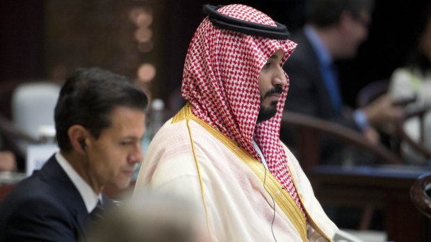 Saudi Arabian Deputy Crown Prince Mohammed bin Salman attends the opening ceremony of the G20 Summit in Hangzhou, China.
