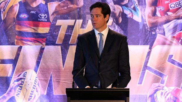 Satisfied: Gillon McLachlan is happy with AFL funding levels in NSW.