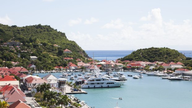 Her favourite holiday: A celebrity-studded party on St Barthelemy in the Caribbean.