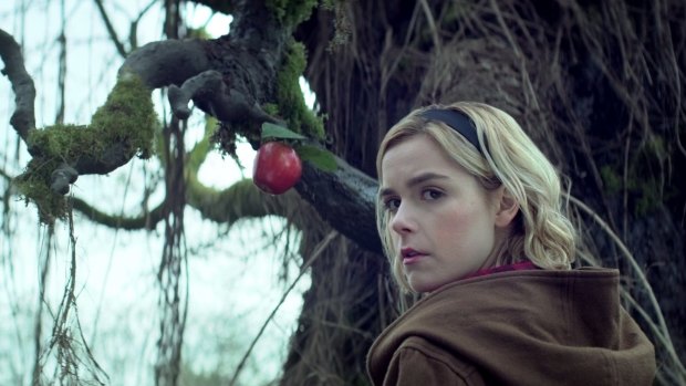 Netflix series <i>Chilling Adventures of Sabrina</i> is both a statement about 1960s America and the modern day, says Kiernan Shipka, who plays Sabrina.