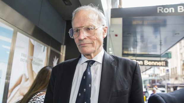  Dyson Heydon  leaves the royal commission on Friday. 
