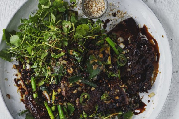 Karen Martini's Vietnamese beef stir-fry.