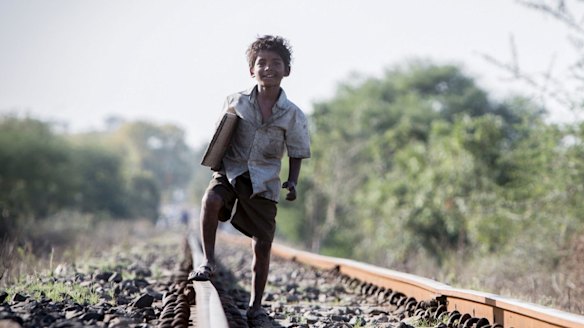 Sunny Pawar in <i>Lion</i>. 