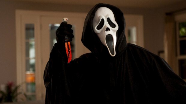 Ghostface from Wes Craven's <i>Scream</i>.