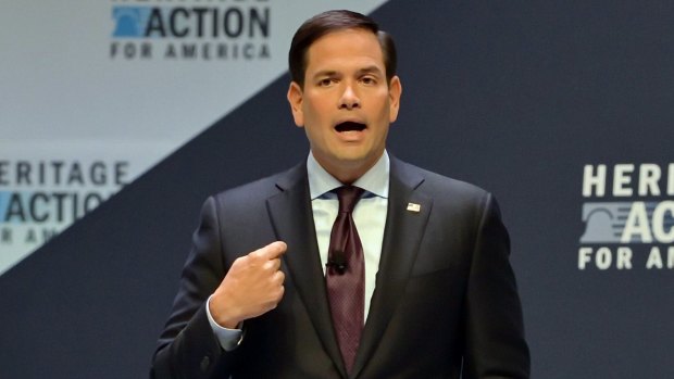 Republican presidential candidate Marco Rubio: the man to beat Donald Trump? 