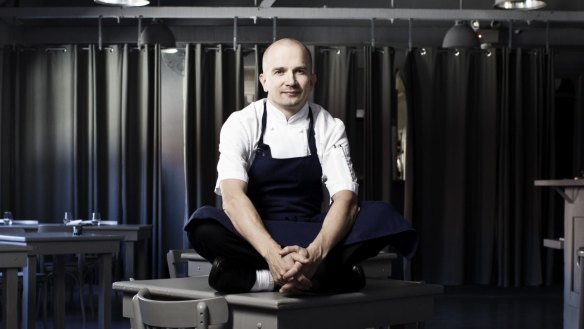 Chef Pasi Petanan at his East Sydney venue in 2013.