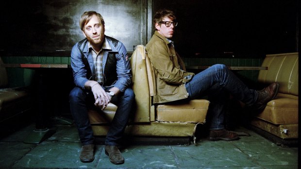 The Black Keys' Dan Auerbach (left) was less than impressed with Steve Miller's attack on the Rock and Roll Hall of Fame after inducting him in. Band mate Patrick Carney is on the right.
