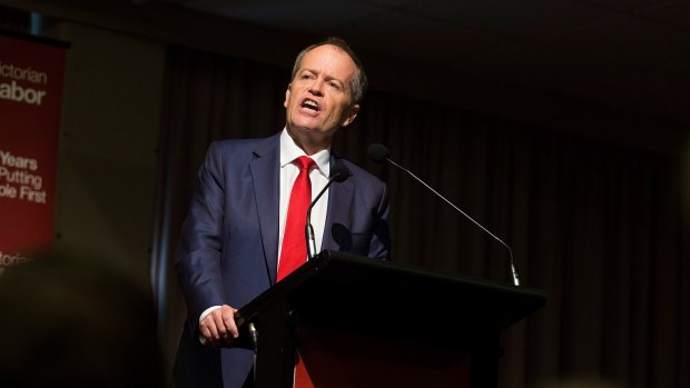 Australian Labor Party leader Bill Shorten at the ALP state conference.
