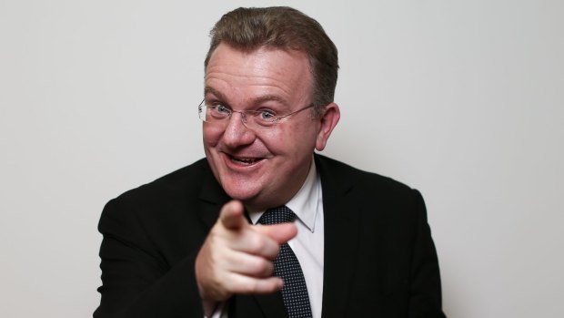 Minister for Small Business, Bruce Billson, in his office at Parliament House.