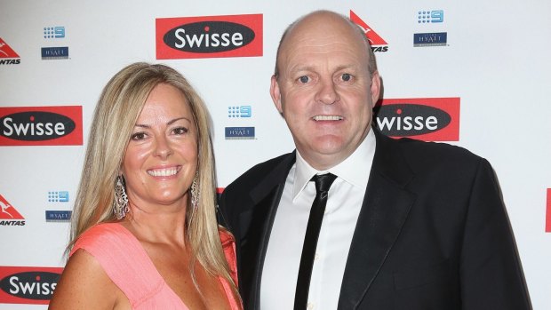 Billy Brownless and his ex-wife Nicky.