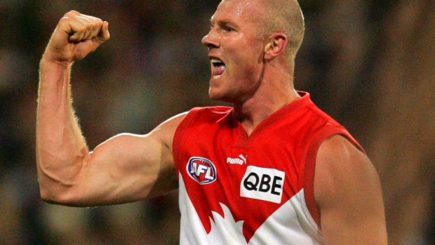 AFL legend: Hall won the 2005 premiership with Sydney and claimed 11 club goalkicking prizes throughout his career.