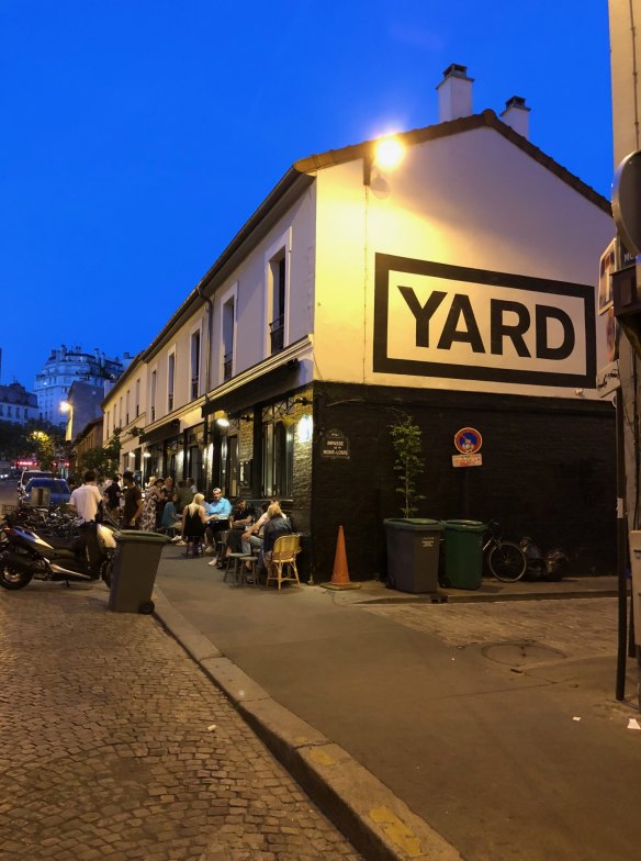 Yard wine bar, Paris.