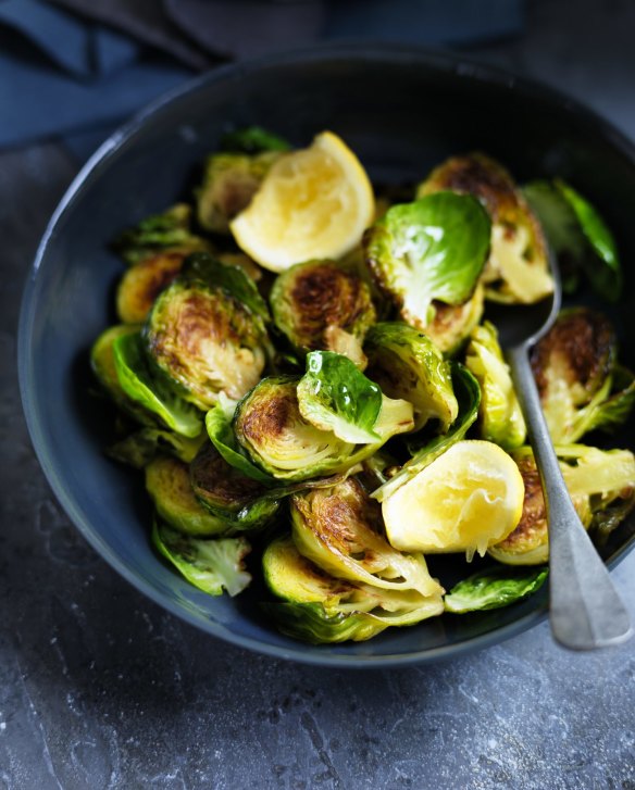 Tip: Par-cook the sprouts before pan-frying.