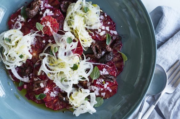 Karen Martini: "Sweetly tangy blood oranges are marvellous with the anise of the fennel."