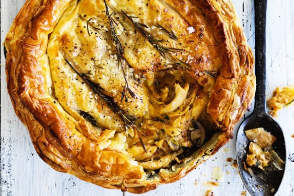 Jill Dupleix's chicken pot pie recipe.