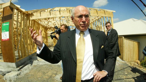 John Howard embraced first-home buyers and builders to great electoral success.