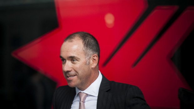 Making moves: NAB's new chief Andrew Thorburn.