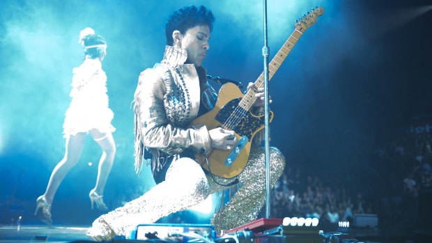 Prince in concert in Sydney in 2012.