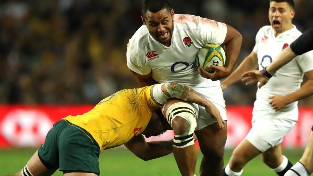 A month to remember: England wrecking ball Billy Vunipola.