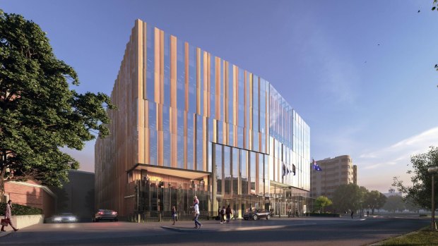 Artist impressions of the new Australian Embassy in Washington DC.