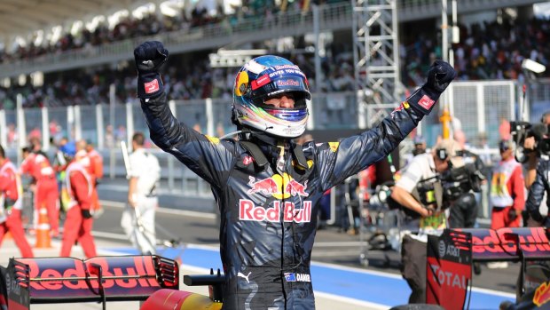 Daniel Ricciardo after his win in Malaysia.