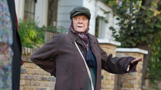 Maggie Smith in The Lady in the Van.