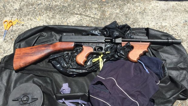 The gun seized in Marrickville. 