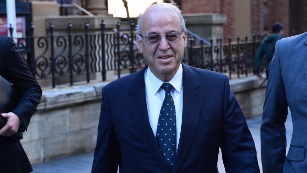 Eddie Obeid arriving at the Supreme Court in May.