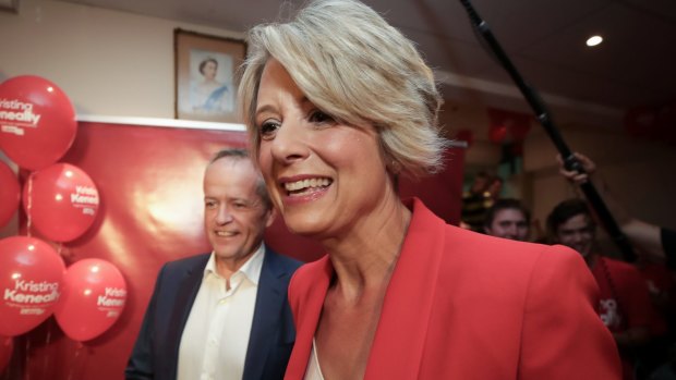 Opposition Leader Bill Shorten and Labor candidate for Bennelong Kristina Keneally: a very poor result for Labor.