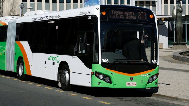 A Casey man allegedly indecently assaulted a number of victims on ACTION buses.