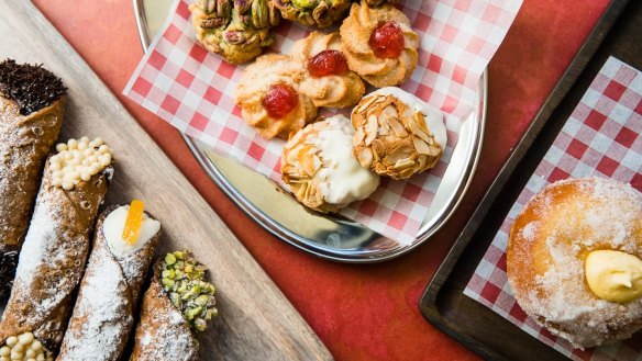 A selection of hand-made pastries.