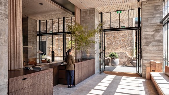Inside it's a gorgeously tactile haven of exposed brick, warm wood and stonework.