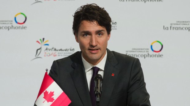 Canadian Prime Minister Justin Trudeau.