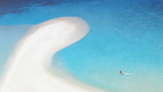 Paradise: The Maldives.
