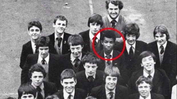 Khalid Masood (circled in 1980) when he was a student at Huntleys Secondary School in Kent.