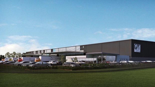 The 18,000sq m logistics facility at GPT's site at 18-24 Abbott Road, Seven Hills, Sydney.